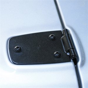 Jeep Wrangler Hood Hinge - Rugged Ridge - OE Style - Black - `97-`06